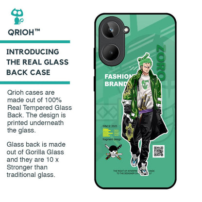 Zoro Bape Glass Case for Realme 10