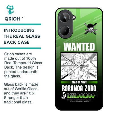 Zoro Wanted Glass Case for Realme 10