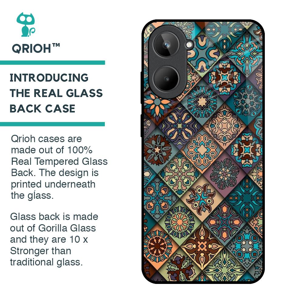 Retro Art Glass Case for Realme 10