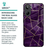 Geometric Purple Glass Case For Realme 10