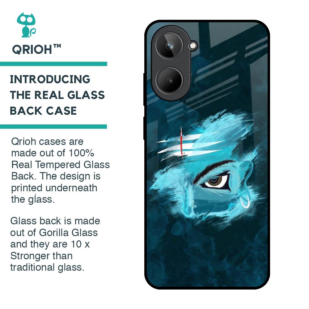 Power Of Trinetra Glass Case For Realme 10