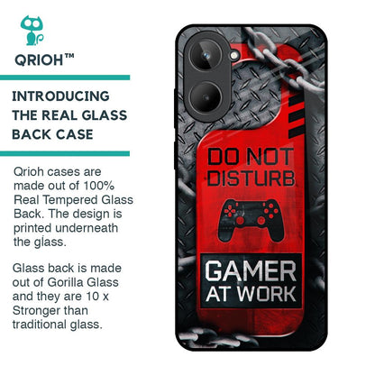 Do No Disturb Glass Case For Realme 10