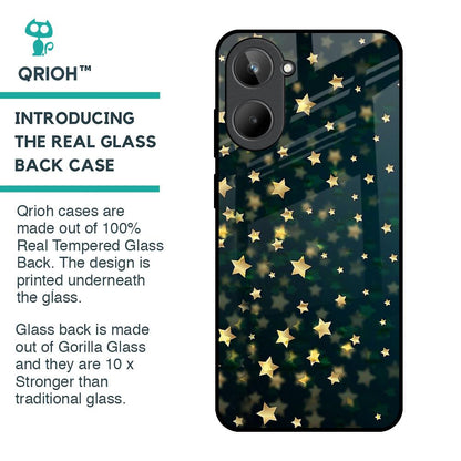 Dazzling Stars Glass Case For Realme 10