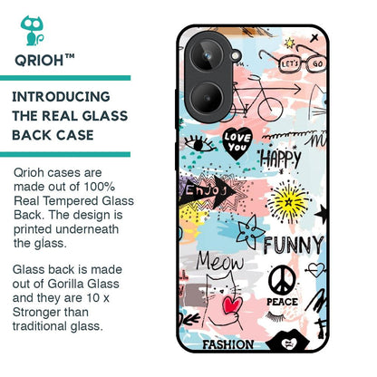 Just For You Glass Case For Realme 10