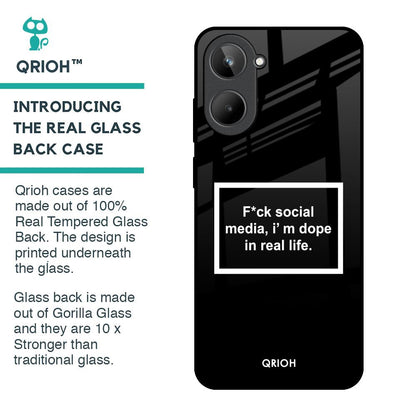 Dope In Life Glass Case for Realme 10
