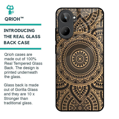 Luxury Mandala Glass Case for Realme 10