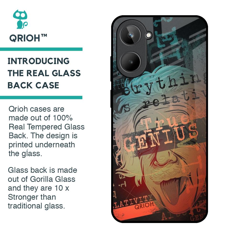 True Genius Glass Case for Realme 10