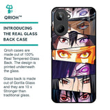 Anime Eyes Glass Case for Realme 10