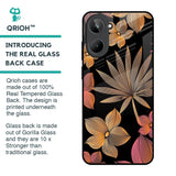 Lines Pattern Flowers Glass Case for Realme 10