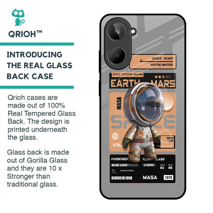 Space Ticket Glass Case for Realme 10