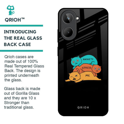 Anxiety Stress Glass Case for Realme 10