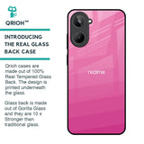 Pink Ribbon Caddy Glass Case for Realme 10