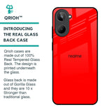 Blood Red Glass Case for Realme 10