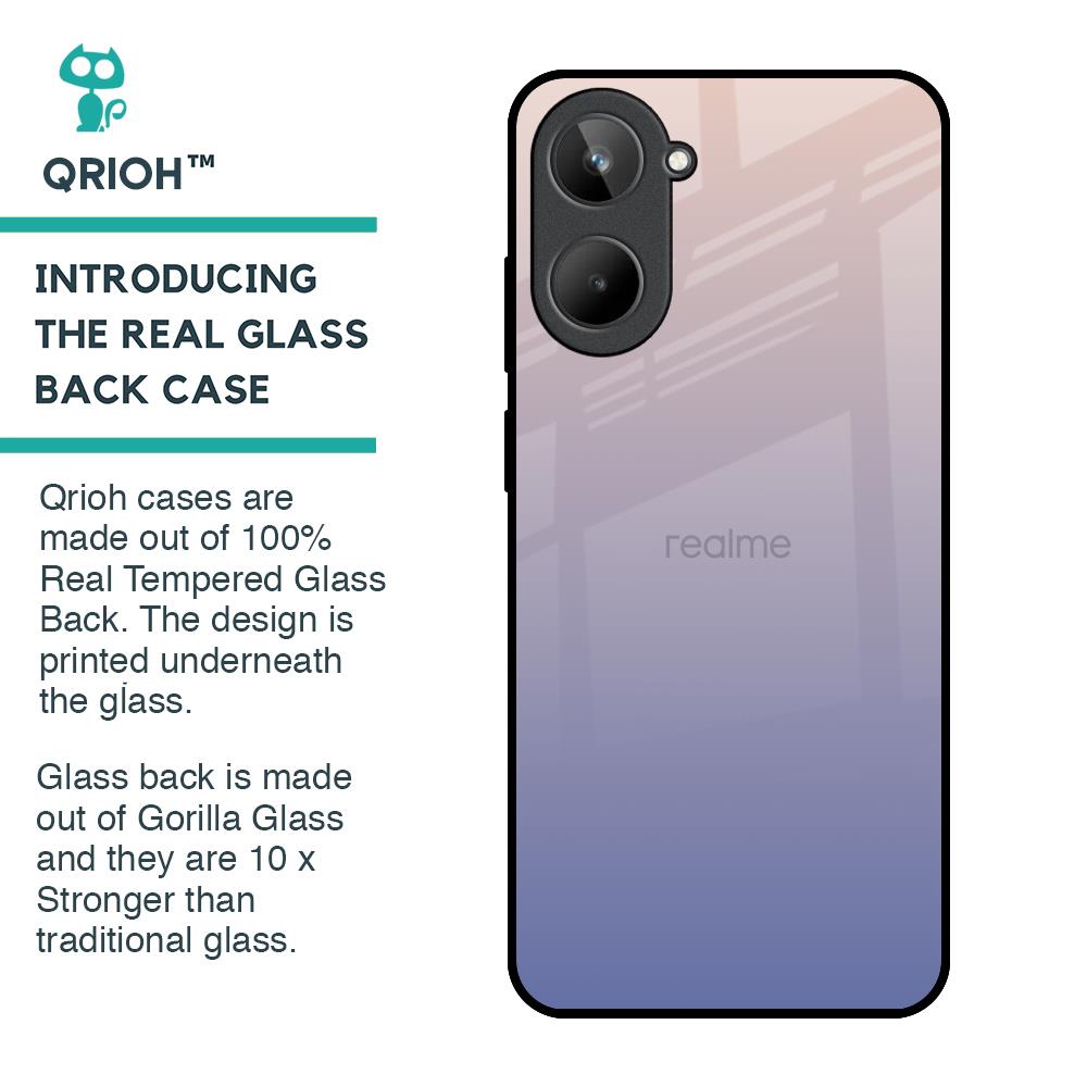 Rose Hue Glass Case for Realme 10