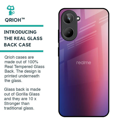 Multi Shaded Gradient Glass Case for Realme 10