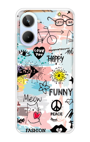 Happy Doodle Realme 10 5G Back Cover