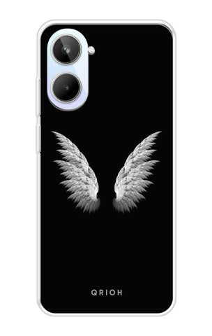 White Angel Wings Realme 10 5G Back Cover