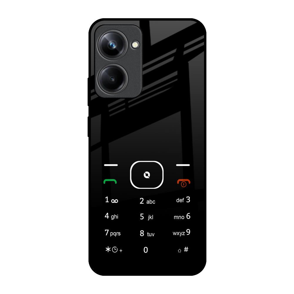Classic Keypad Pattern Realme 10 Pro 5G Glass Back Cover Online