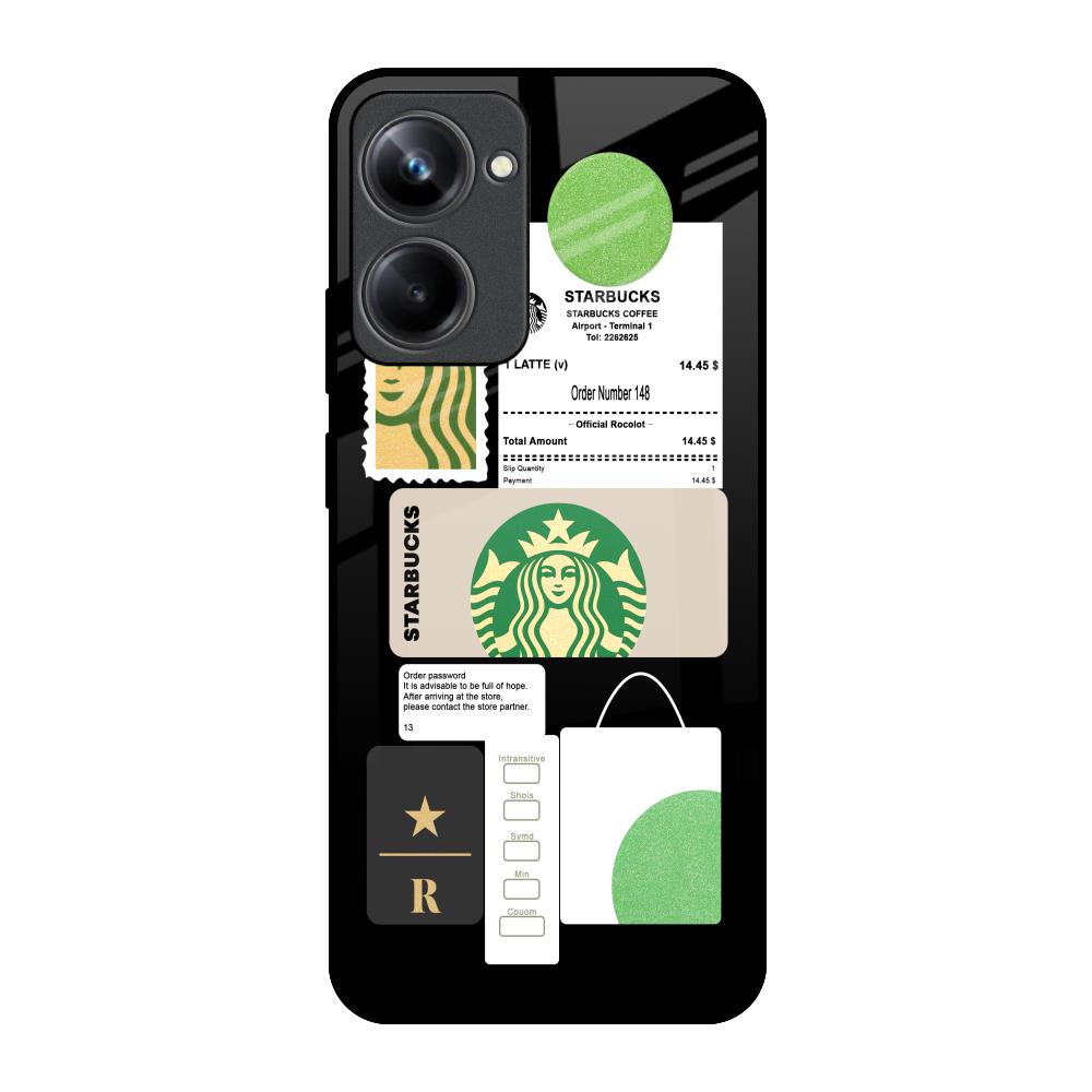 Coffee Latte Realme 10 Pro 5G Glass Back Cover Online