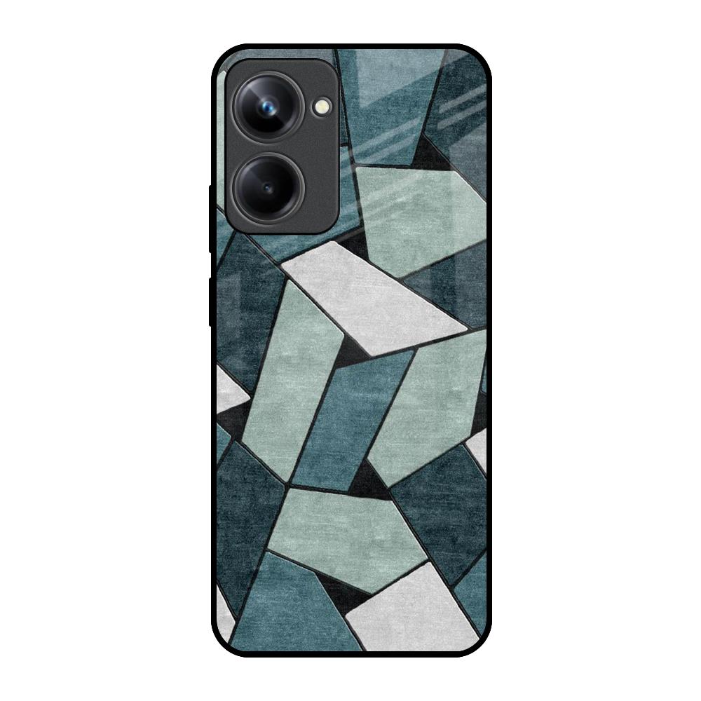 Abstact Tiles Realme 10 Pro 5G Glass Back Cover Online