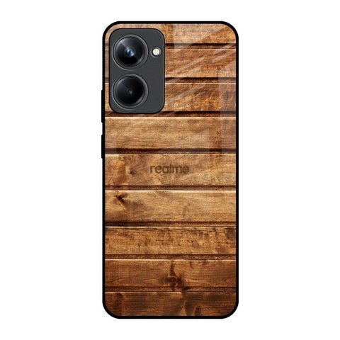 Wooden Planks Realme 10 Pro 5G Glass Back Cover Online