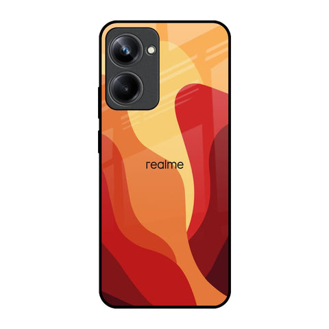 Magma Color Pattern Realme 10 Pro 5G Glass Back Cover Online