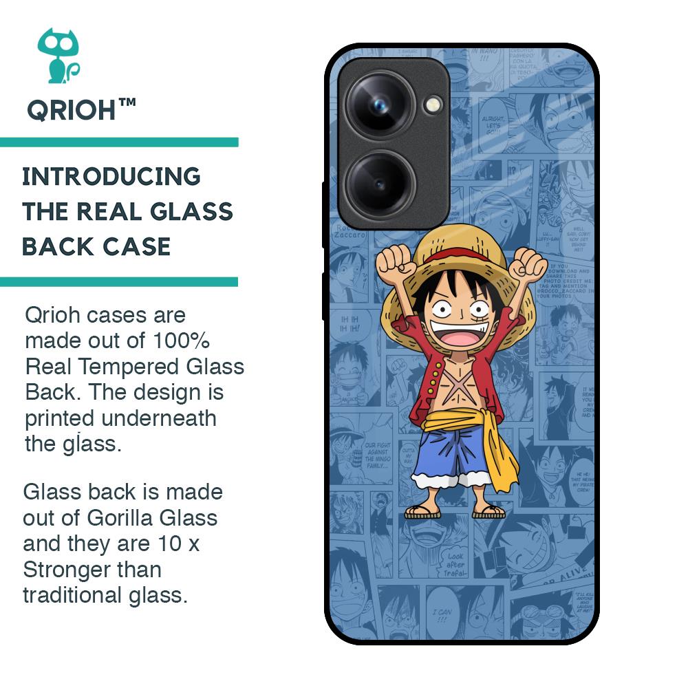 Chubby Anime Glass Case for Realme 10 Pro 5G