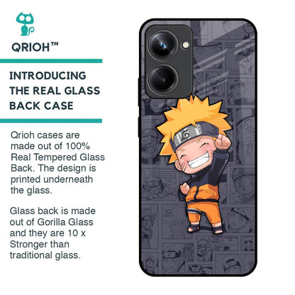 Orange Chubby Glass Case for Realme 10 Pro 5G