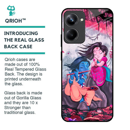 Radha Krishna Art Glass Case for Realme 10 Pro 5G