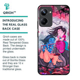 Radha Krishna Art Glass Case for Realme 10 Pro 5G