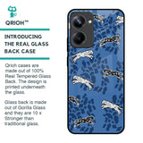 Blue Cheetah Glass Case for Realme 10 Pro 5G