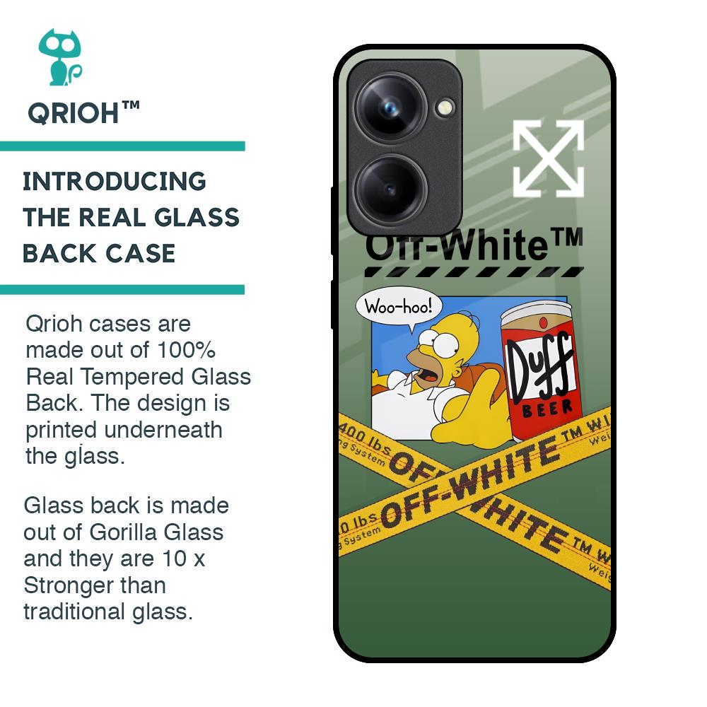 Duff Beer Glass Case for Realme 10 Pro 5G