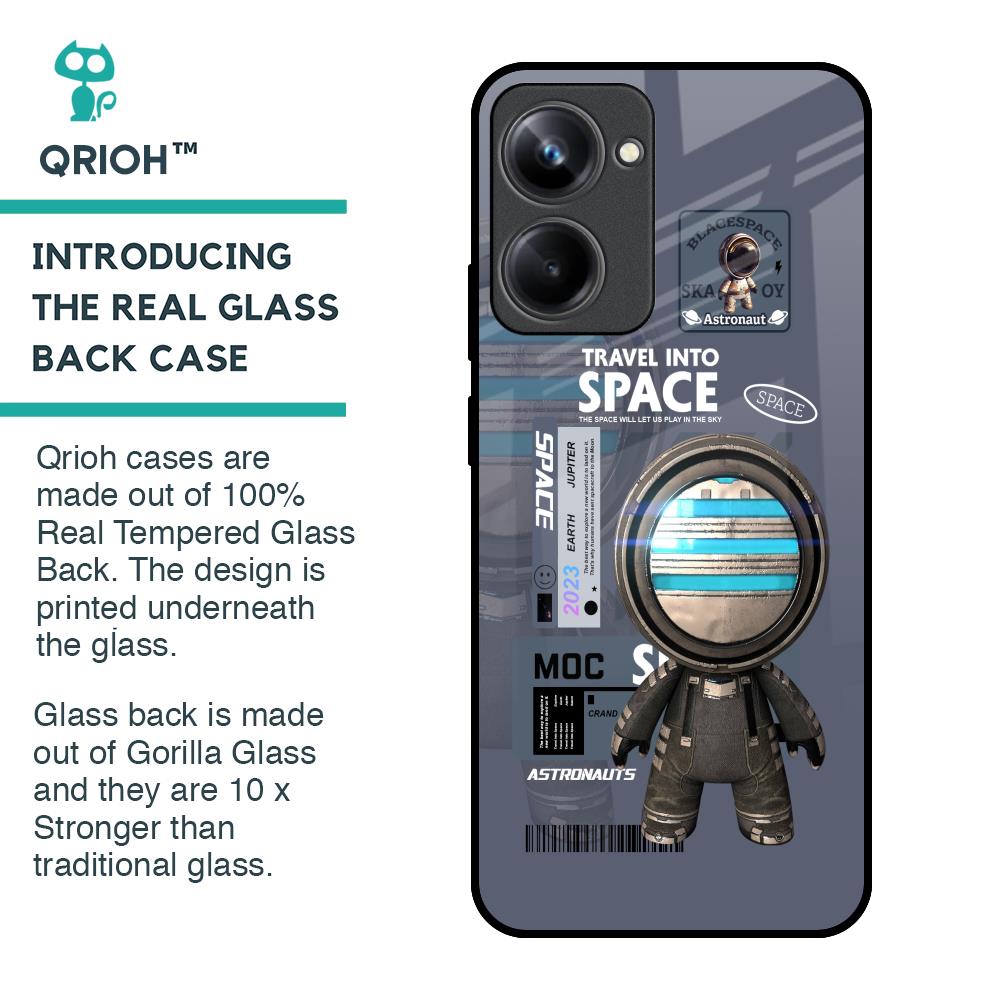 Space Travel Glass Case for Realme 10 Pro 5G