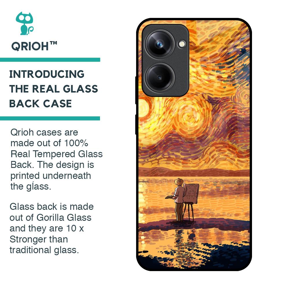 Sunset Vincent Glass Case for Realme 10 Pro 5G