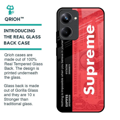 Supreme Ticket Glass Case for Realme 10 Pro 5G