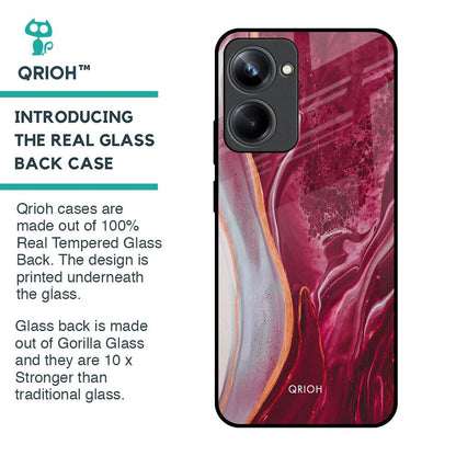 Crimson Ruby Glass Case for Realme 10 Pro 5G
