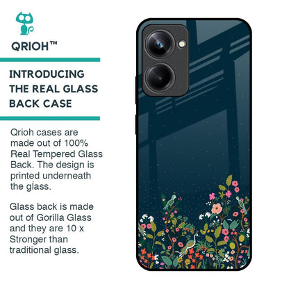 Small Garden Glass Case For Realme 10 Pro 5G