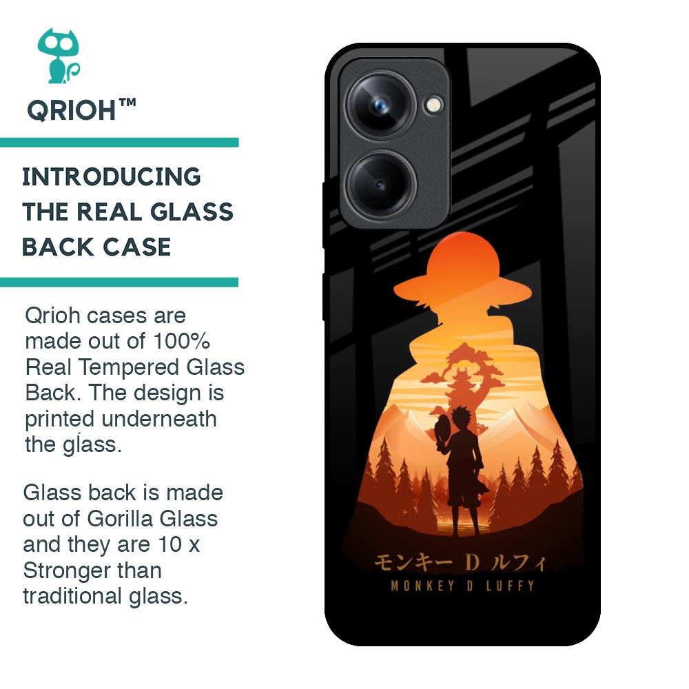 Luffy One Piece Glass Case for Realme 10 Pro 5G