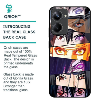 Anime Eyes Glass Case for Realme 10 Pro 5G