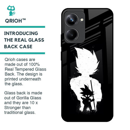 Monochrome Goku Glass Case for Realme 10 Pro 5G