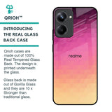 Geometric Pink Diamond Glass Case for Realme 10 Pro 5G