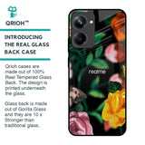 Flowers & Butterfly Glass Case for Realme 10 Pro 5G