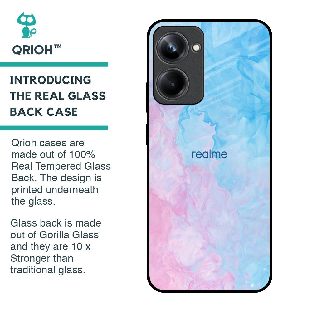 Mixed Watercolor Glass Case for Realme 10 Pro 5G
