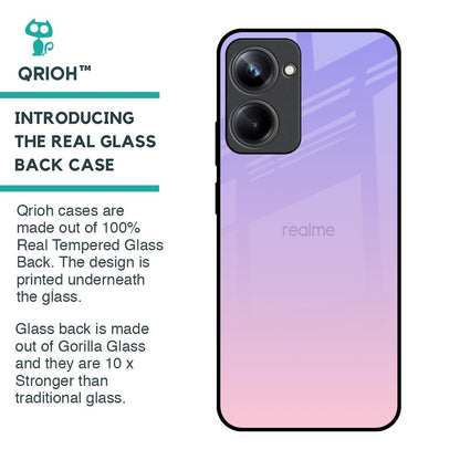 Lavender Gradient Glass Case for Realme 10 Pro 5G