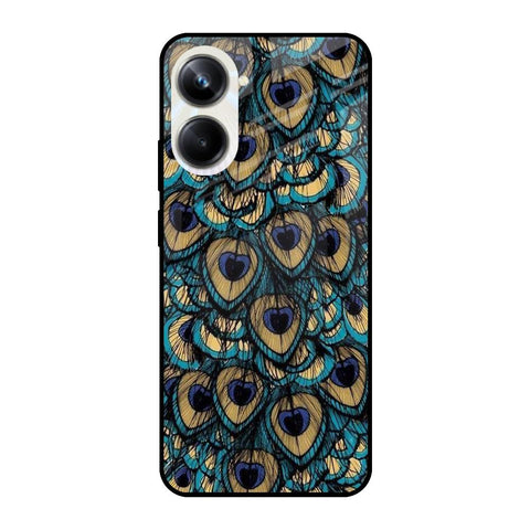 Peacock Feathers Realme 10 Pro 5G Glass Cases & Covers Online