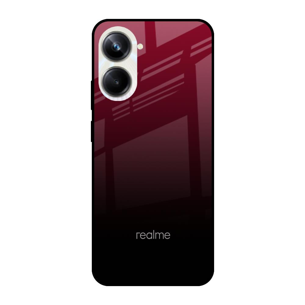 Wine Red Realme 10 Pro 5G Glass Cases & Covers Online