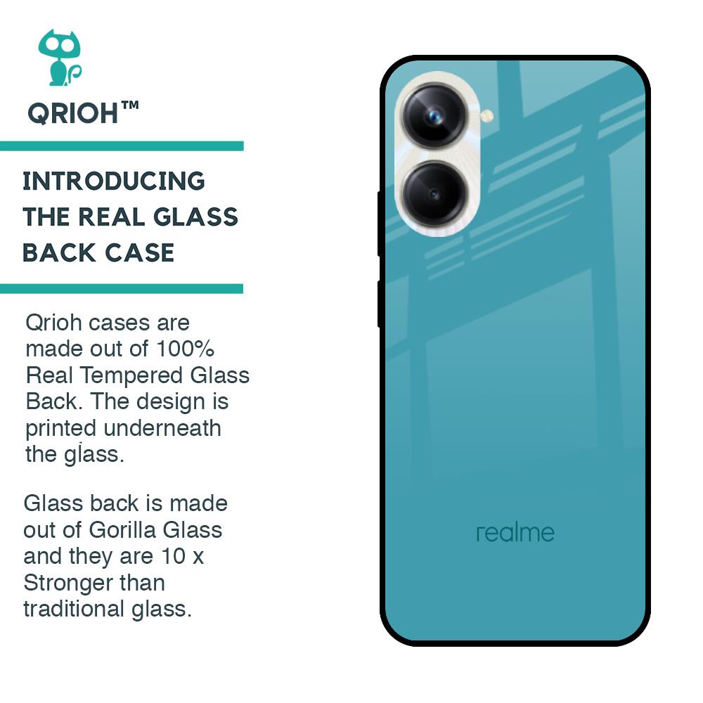 Oceanic Turquiose Glass Case for Realme 10 Pro 5G