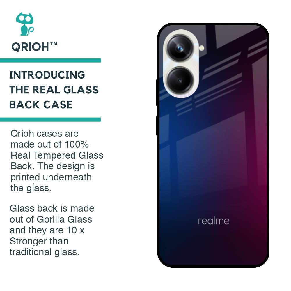 Mix Gradient Shade Glass Case For Realme 10 Pro 5G
