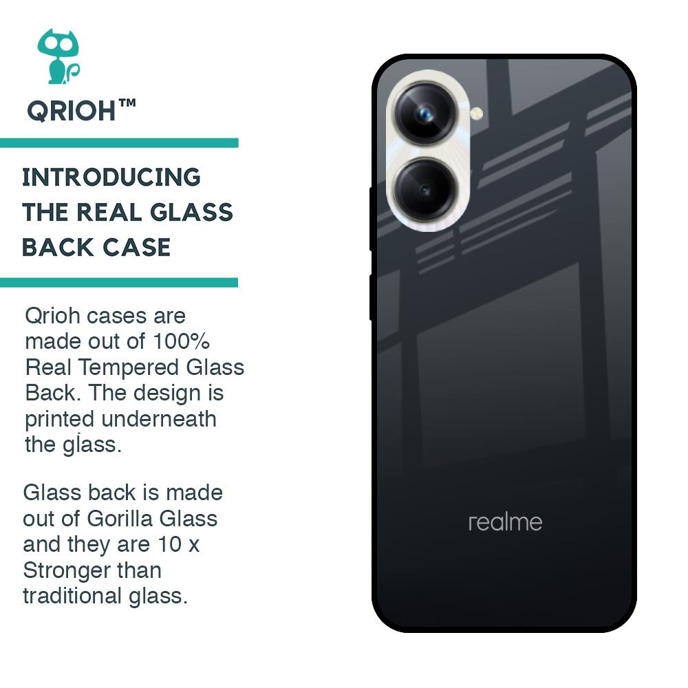 Stone Grey Glass Case For Realme 10 Pro 5G