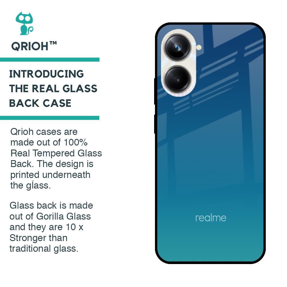 Celestial Blue Glass Case For Realme 10 Pro 5G